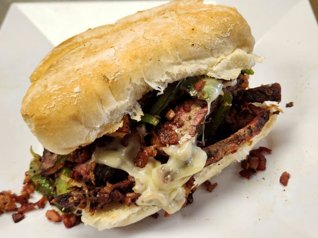 Brisket Bomb Sandwich