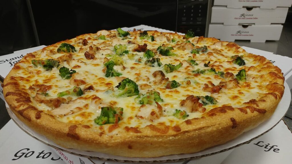Chicken Broccoli Pizza
