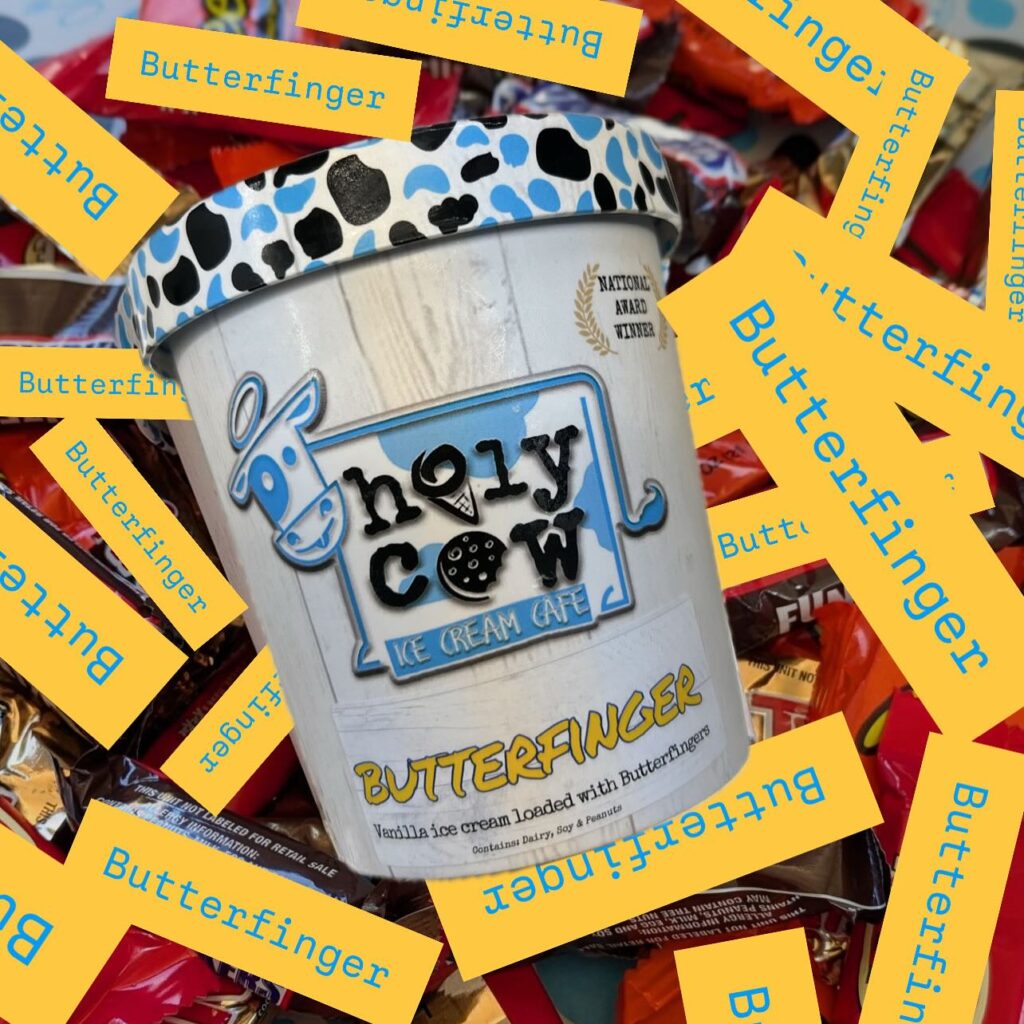 Butterfinger ice Cream