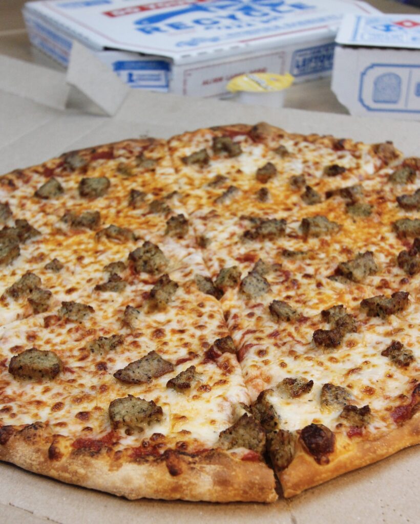Meatball Pizza