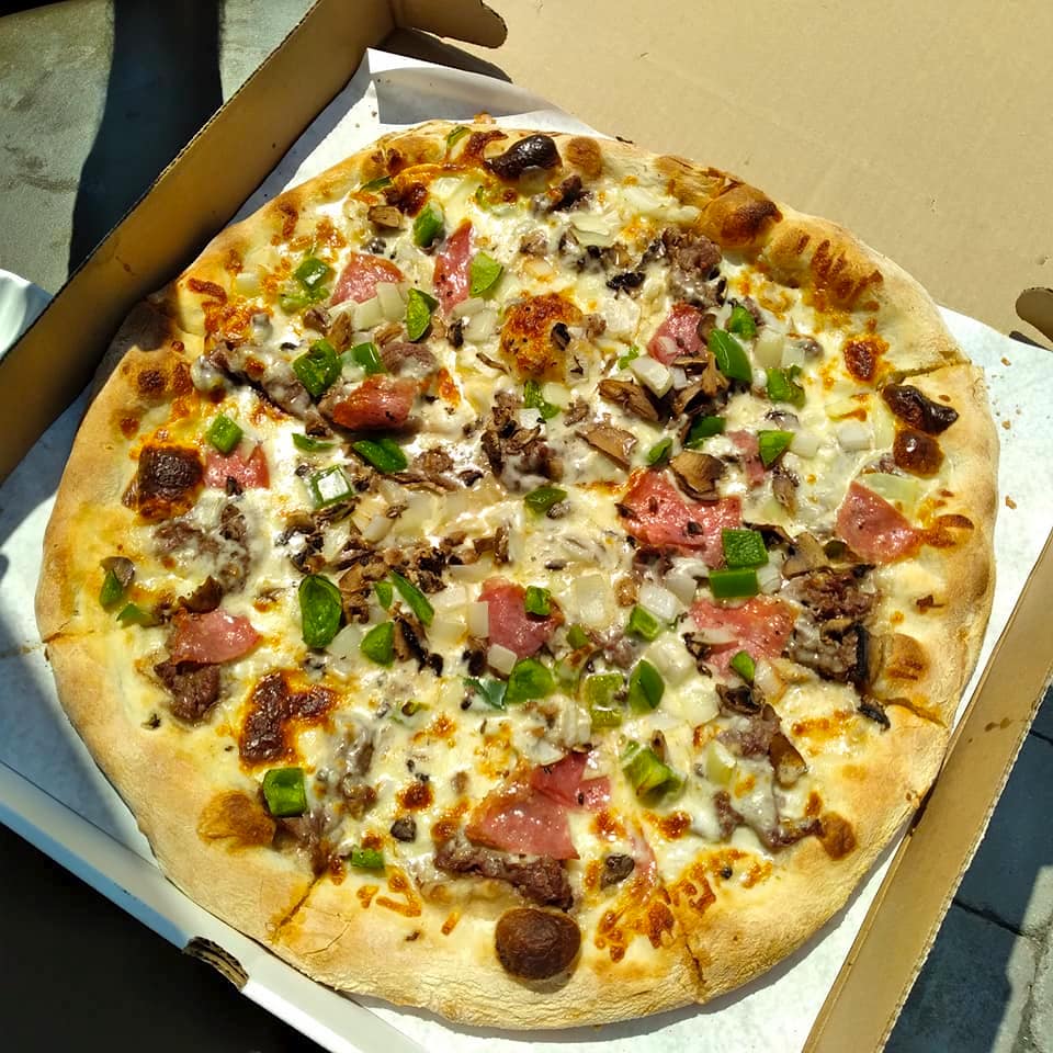 Steak Bomb Pizza